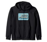 As Little as Possible Speech Costume Zip Hoodie