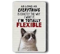 As long as everything is exactly the way I want it. I AM TOTALLY FLEXIBLE, Funny fridge magnet gift