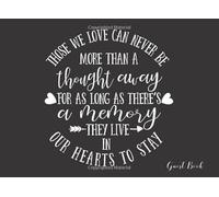 As Long as There's a Memory Guest Book: Funeral & Memorial Service or Celebration of Life Condolence Book with Lined & Blank Pages for Signatures and Sympathies (Funeral & Memorial Guest Books)