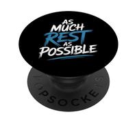 As Much Rest As Possible Sleep Lazy Priorities - PopSockets Adhesive PopGrip