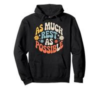As Much Rest As Possible Sleep Lazy Priorities - Pullover Hoodie