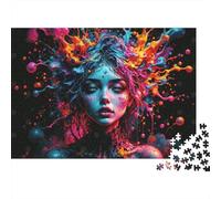 As My Mind Explodes 1000-Piece Puzzle for Adults, 38x26cm/1000pcs, Made for Unhurried Hands-on Leisure; Smooth White Card with Reduced Dust