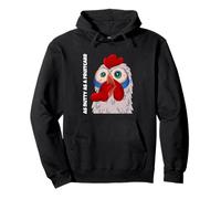 As Nutty As A Fruitcake Funny Statement Chicken Graphic Pullover Hoodie