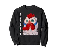 As Nutty As A Fruitcake Funny Statement Chicken Graphic Sweatshirt