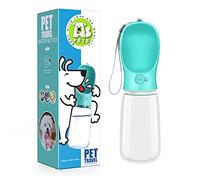 AS Pets Portable Dog Water Bottle - Leakproof Travel Dispenser with Activated Carbon Filter & Drinking Bowl, Ideal for Walks, Hikes & Outdoor Use, BPA-Free