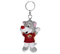 AS Roma A.S Roma Teddy Keyring Keyring, YellowRed, 12 cm
