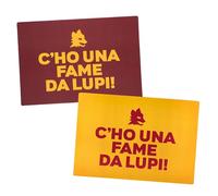 AS Roma American Placemat Set "C I Hunger by Wolves"