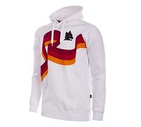 AS Roma Copa Unisex Adult Hoodie, White, L