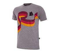 AS Roma Copa Unisex Adult T-Shirt, Grey, XXL