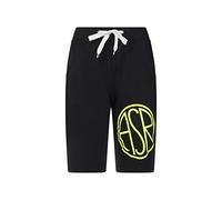 AS Roma GIL Unisex Shorts ASR Giallo Fluo Trunks, Nero e Giallo Fluo, Extra Extra Large