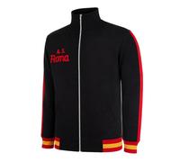 AS Roma Men's As Roma 1977-78 Retro Football Jacket Retro Football Long Neck Jacket