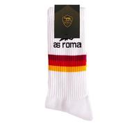AS Roma socks Stripes Blanc 40/46