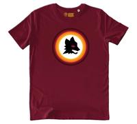 AS Roma Stadio Adult T-Shirt with Printed Turtleneck Red - L