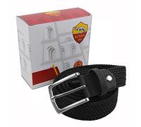 AS Roma Unisex 161318 XL Gürtel, Schwarz, 115-130 cm