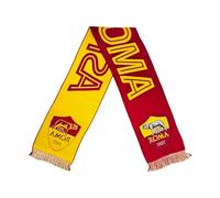 AS Roma WORDMARK Official Jacquard Scarf Yellow