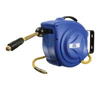 as - Schwabe 12613 Air Hose Recoiler 15m 12 Bar Wall Mount Durable
