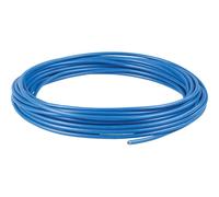 as - Schwabe Connection Cable 5 m - Cable H07V-K 1.5 mm² - Fine Stranded Copper Conductor with Plastic Insulation - For Wiring Sockets and Lights - Blue - Made in EU I 30040
