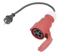 as - Schwabe 61376 X-Pro Adapter Cable 16A Black 0.3m H07RN-F 5G 2...