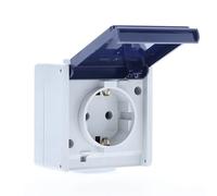 as - Schwabe 62460 Surface-Mounted Socket, 230 V, Not Lockable, Normal