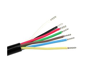 AS Schwabe 71890 10 m 7 Pole Board Extension Lead Cable for Trailer and Caravan Lighting Wire Cable - Black