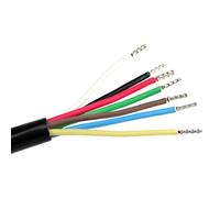 AS Schwabe 71892 2 m 7 Pole Board Extension Lead Cable for Trailer and Caravan - Black