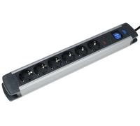 as-Schwabe ALUX 6-fach Steckdosenleiste 1,5 m schw NEW