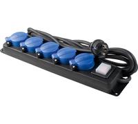 as-Schwabe Baustellen 5-fach Steckdosenleiste mit NEW
