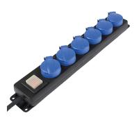 as-Schwabe Baustellen 6-fach Steckdosenleiste mit NEW