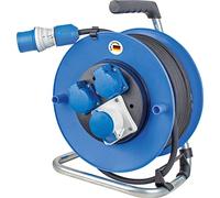 as - Schwabe Cable Drum, 25 m, 230 V, for Outdoor use, Item Number: 10176, Black/Blue/Red