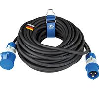 as - Schwabe Camping Extension Cable 25 m - 230 V / 16 A / 3-Pin - CEE Plug with Voltage Indicator - CEE Coupling with Hinged Lid - Motorhome Extension - Made in Germany - IP44, 61409