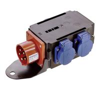 AS Schwabe Mixo Adapter/Power Splitter Versatile, Space-Saving, Universal, Mobile and Robust, 60524