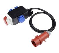 as - Schwabe CEE Plug 1pc Red IP44 3-Pin Industrial Connector 61520