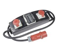 as - Schwabe CEE Power Distributor 400V 32A Rubber Casing 2m Cable 60806