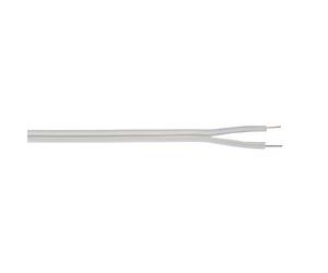 as - Schwabe Connection Cable 5 m - PVC Twin Cable H03VH-H 2 x 0.75 mm² - Fine-Stranded Copper Conductor with Plastic Insulation - For Wiring Sockets & Lights - Made in Germany I 30050