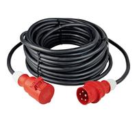 as - Schwabe High Current Extension Cable 5 m H07RN-F 5G2.5-400V/16A/Approx. 11kW - Extension Cable Construction Site - 5-Pin Robust CEE Extension for Outdoor Use - IP44 - Made in Germany, 61360