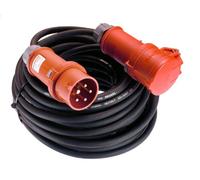 as - Schwabe High Current Extension Cable 5 m H07RN-F 5G6 - CEE Phase Reversing Plug - 400V/32A/Approx. 22kW - 5-Pin Robust CEE Extension for Outdoor Use - IP44 - Made in Germany, 61336