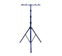 as - Schwabe Profi XL Tripod for LED/Halogen Spotlights - Blue, Robust Material, Height Adjustable up to 4.00 m, Supports up to 30 kg, Suitable for Construction Sites & DIY