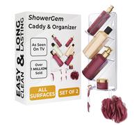 As Seen on Dragons Den, No Suction Cups & No Screws, Easy-Clean, Rust Proof S...