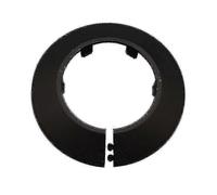(As show, 16) 10pcs Pipe Cover Decoration 16/43/50mm Pp Plastic Water Pipe Escutcheon Black