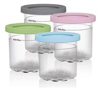 (As show, 2pcs) Ice Cream Pints Containers Compatible with Ninja Creami Series