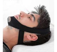(As show, Blue) Adjustable Stop Snoring Headband Anti-apnea Anti Snore Chin Strap Belt_