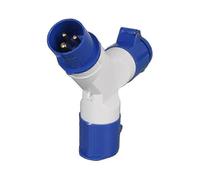(As show, C) 16a Camping Caravans Single To 2/3 Way Electrical Hook Up Splitter Adapter
