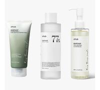 (As show, facial cleanser) Anua Skincare HeartLeaf 77 Toner Moisturizing Pore Cleansing Oil Exfoliating Oil Control Quercetin Face Wash