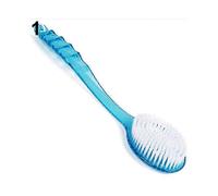 (As show, Green) Long Handled Body Bath Shower Back Brush Scrubber Massager Skin Cleaning Tool BoSaiD
