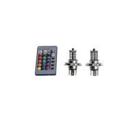 (As show, H7) 2 Pcs 9006 H4 Hb4 H7 H8 H9 H11 Universal Auto Rgb Atmosphere Lamp 5050 Led Lights Car Products Accessories With Remote Control