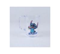 (As show, heise) 1pc Stitch & Lilo Toothbrush Cup - Cute Cartoon Design, Durable Anti-Fall Plastic Rinse Cup with Handle, Mixed Colors, Cup