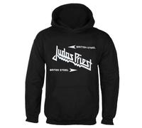 (As show, L) Men's Sweatshirt Judas Priest - British Steel Logo - ROCK OFF 2026 Autumn Winter High-end Luxury Is for Both Men and Women