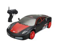 (As show, Llight Blue) Rc Drift Car 1/24 Scale With 4wd And Interchangeable Tires For Real Racing Drift Experience