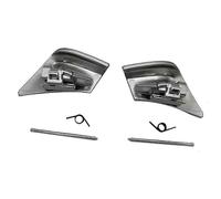 (As show, Matte Silver) 1Pair Front Seat Adjust Lock Backrest Handle Switch Chrome for Mercedes-Benz W204 W207 C204 A2079108