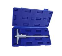 (As show, One size) 0-150mm Depth Gauge Durable Depth Vernier Caliper Accurate Measuring Tool Depthometer with Box
